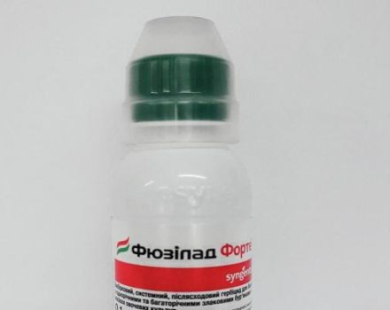 Gebrauchsanweisung des Herbizids Fuzilad Forte, Zusammensetzung und Dosierung