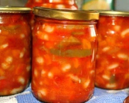 Συνταγές για τη διατήρηση του λόμπι για το χειμώνα από φασόλια και λαχανικά