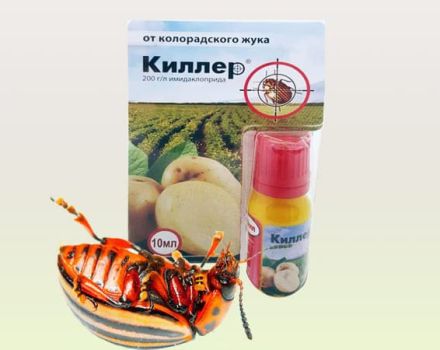 Instructions for use of the drug Killer from the Colorado potato beetle