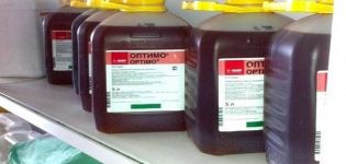 Gebrauchsanweisung des Fungizids Optima, Zusammensetzung und Form der Freisetzung