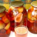 Ein einfaches Rezept für Apfel-Birnen-Kompott für den Winter