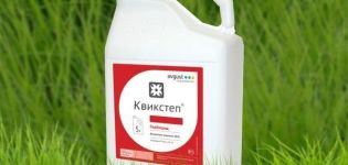 Instruções de uso do herbicida Quickstep, taxas de consumo e análogos