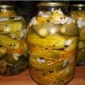 Receta para encurtir pepinos en checo para el invierno.