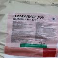 Instruktioner för användning av fungiciden Cumulus och konsumtionshastigheter