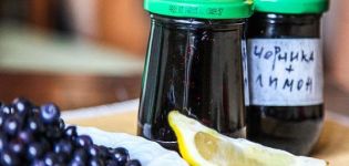Das beste Rezept für die Herstellung von Blaubeermarmelade mit Zitrone für den Winter