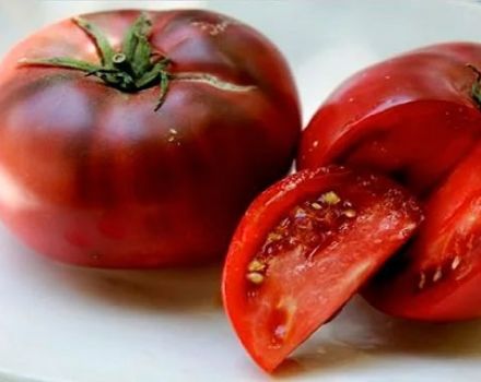 Характеристики и описание на сорта домат Черен Крим