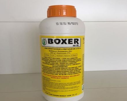 Οδηγίες για τη χρήση του ζιζανιοκτόνου Boxer, μηχανισμός δράσης και ποσοστά κατανάλωσης