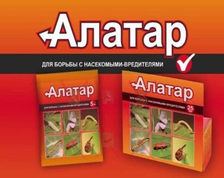 Gebrauchsanweisung des Alatar-Mittels für den Kartoffelkäfer