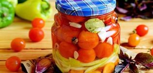 Recept för inlagda tomater med paprika för vintern
