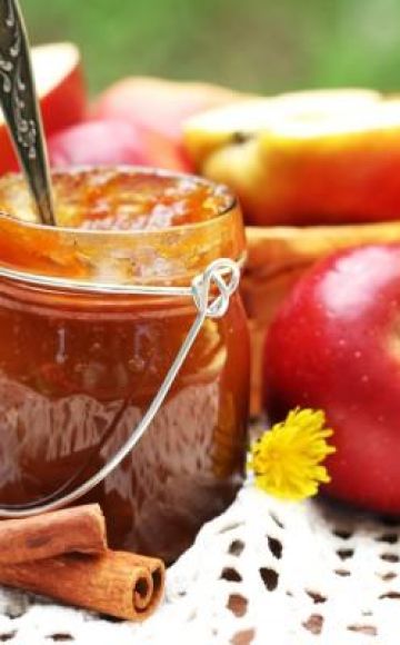 Top 6 recipes for making apple and cinnamon jam for the winter and storage