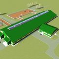 Projekt kravína na 100 hláv a výkresy na výstavbu farmy vlastnými rukami
