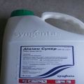 Instructions for the use of herbicide Dialen Super, principle of action and consumption rates