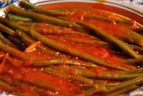 fasola w sosie pomidorowym
