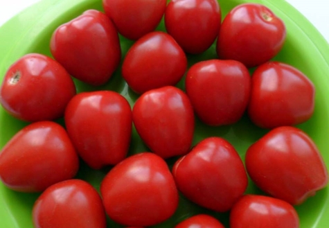 strawberry tomato in a bowl