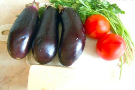 tomate e berinjela