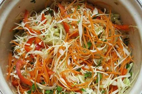 chopped vegetables