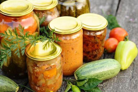 консервиране на тиквички