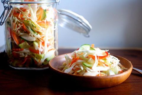 jar of cabbage