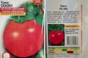 Описание на сорта домат Приказка и неговите характеристики