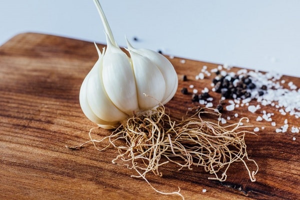 dig up the garlic