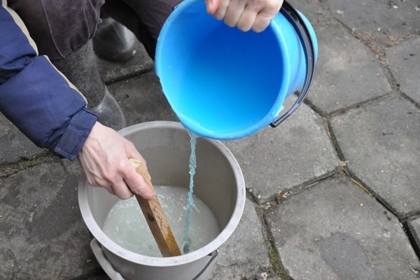 soap mixed