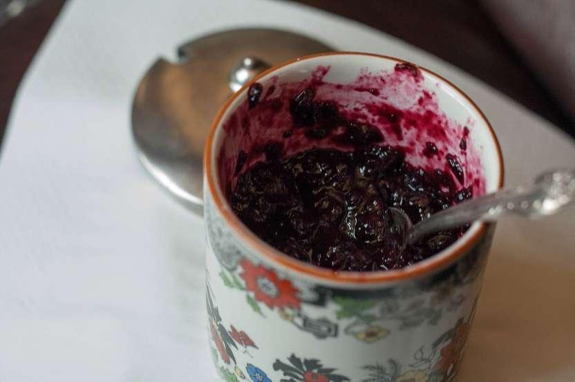 apariencia de gelatina de mora