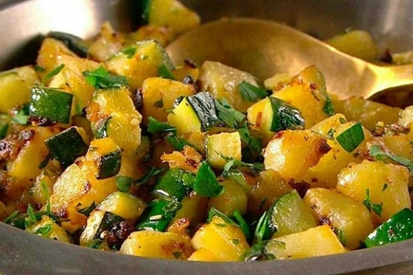 Roast zucchini