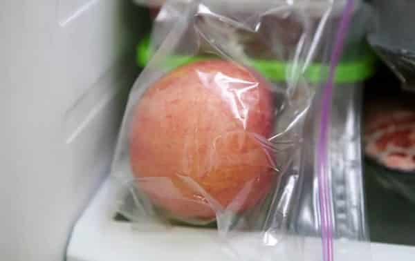apple in a bag