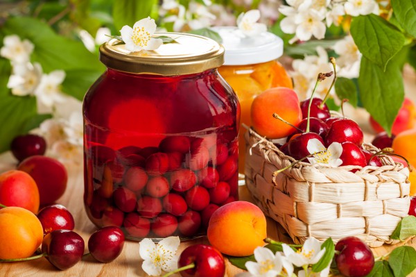 Cherry compote