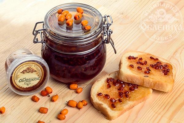 mořská rakytník jam na sendvič