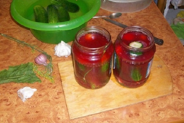 concombres en jus
