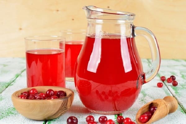 χυμός lingonberry