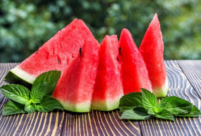 skiver vannmelon