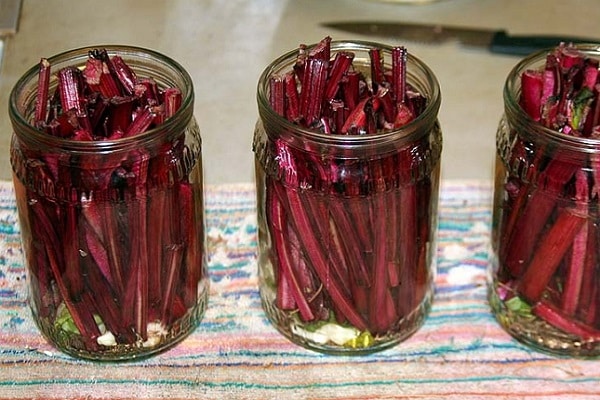 slices of garlic