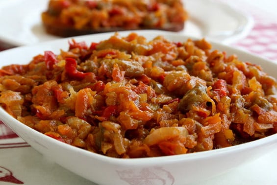 aubergine kaviar