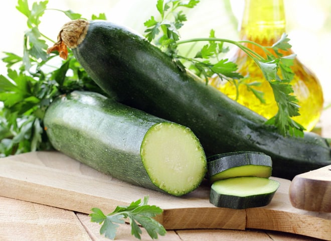 courgettes fraîches