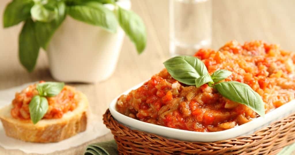aubergine kaviar