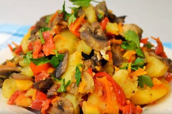 colocar vegetais