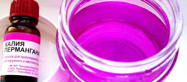 תמיסת אשלגן permanganate