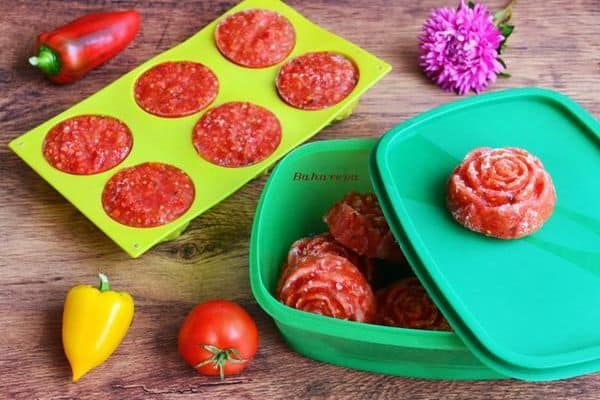 verduras en un recipiente