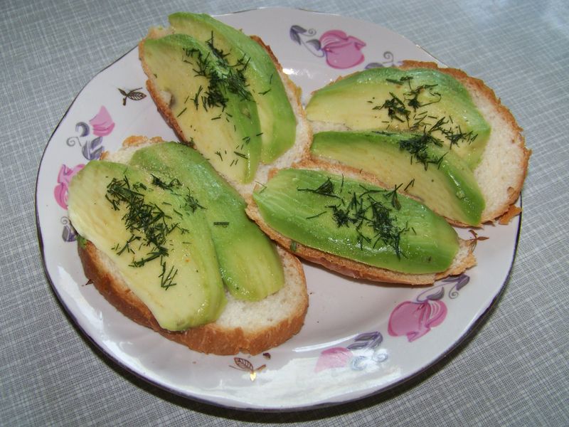 Con burro di avocado