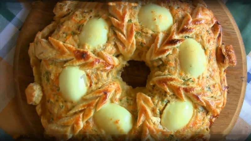عيد الميلاد الدائري فطيرة