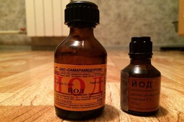 bouteille d'iode