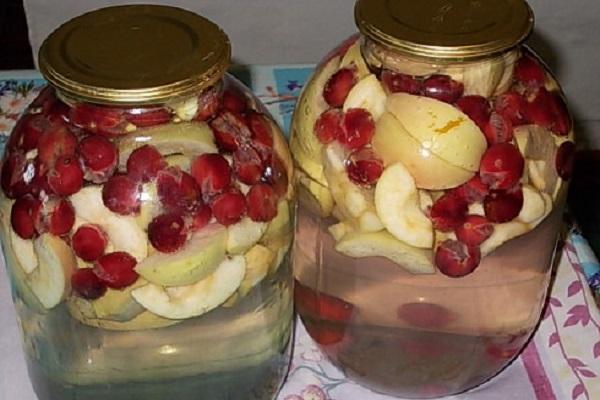 fruta marinada