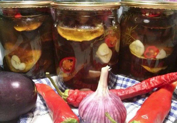 eggplant with pepper