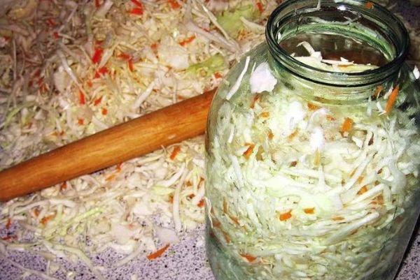 shredded cabbage