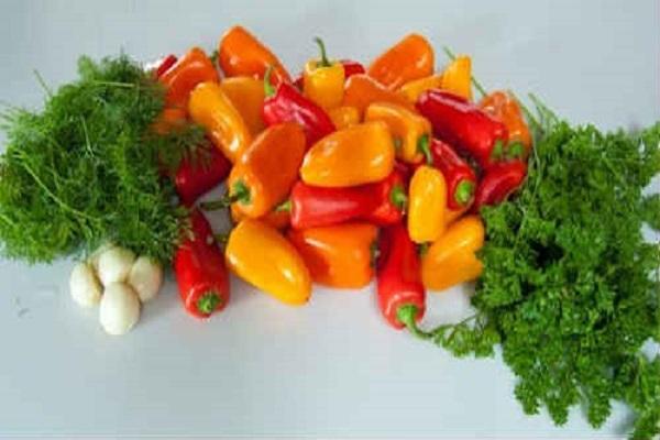 pepper and herbs