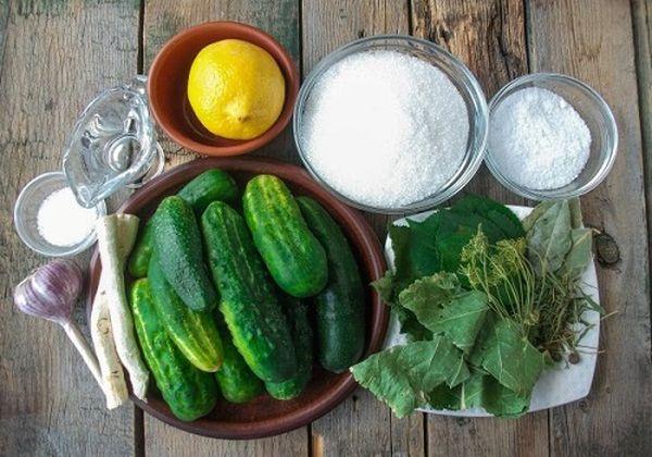 ingredienti per la conservazione