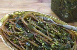 4 step-by-step recipes for marinated purslane in Armenian for the winter