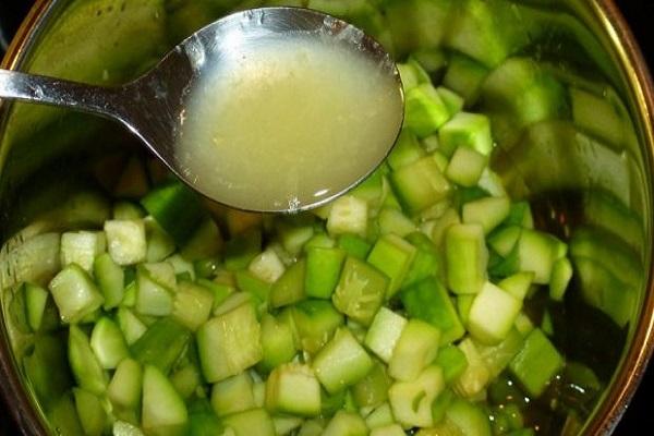 cooking in a saucepan